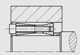 step the shaft in order to obtain a sufficient hub section above the
