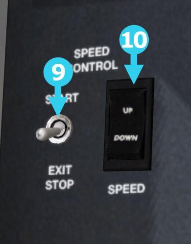 4 Speed Control 4.1 Speed Control Speed control allows for the driver of the locomotive to maintain a speed once reached by using the throttle. It also allows for increases and decreases of speed.