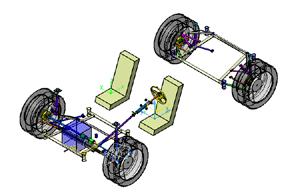 3 Full-Vehicle Suspension Model The generation of the full-vehicle suspension model requires some prerequisite steps such as the selection of a vehicle class and a vehicle type in order to use an