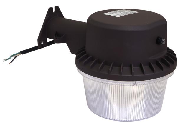 LED Area Light Can be pole-mounted or mounted on the side of a building for focused downlighting.