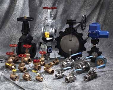 valves, available in sizes 1/8" to 4" and pressure classes 125, 150, 200 and 300 lb. WOG.