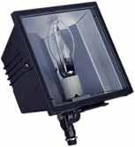 Dynolite Available in 7W to W High Pressure Sodium Dimensions -/8 " 8-/8 " " 8-/ " FLOODLIGHTING FEATURES RUGGED HOUSING: Die-cast aluminum ballast housing and lens frame.