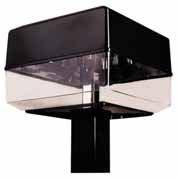 Square Classics Available up to W Metal Halide and up to 8W High Pressure Sodium Dimensions 4 square carré 7 square carré AREA LIGHTING FEATURES STYLE: Square models in two sizes, matched to
