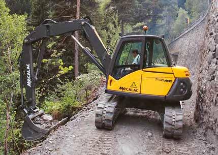 the compactness and the stability of the 714mce give efficiency a new meaning 6 8 productivity and know-how THE BEST