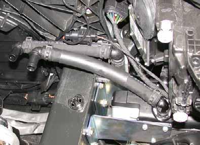 B C Routing in engine compartment G Protective rubber