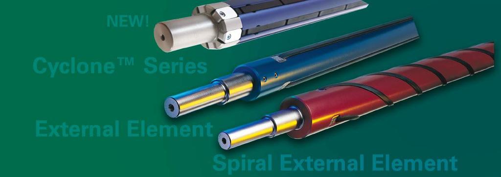 CORE SHAFTS 3 Cyclone Series High-Speed Centering Shafts Tidland s new high-speed centering shaft dramatically increases throughput by minimizing roll loping and machine vibration.