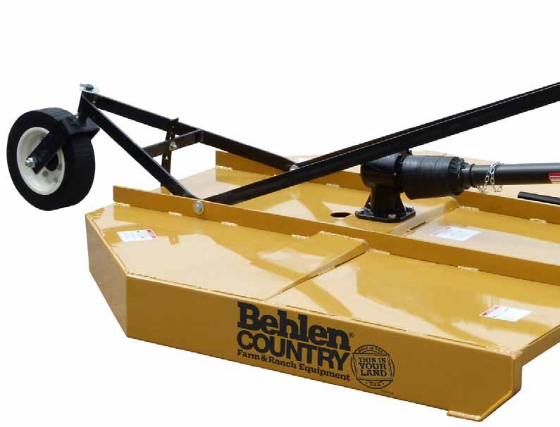 Rotary Cutters & Mowers Rotary Cutter Behlen Country Rotary Cutters are ready to handle the challenges of cutting