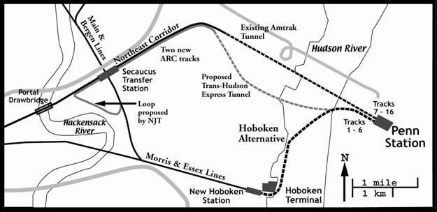 Consider Hoboken Alternative for new Hudson River tunnels Serves Jersey City-Hoboken Business District NJ s