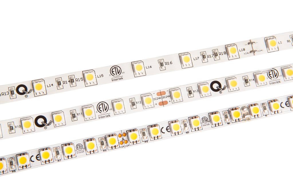 iqled TAPE LIGHT 55 CHIP SERIES iq2 6. W/ft: DRY RATED iq2 LED Flexible Tape Light is available in 25K, 27K, 3K, 35K, and 4K.