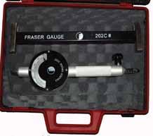 Brake Drum Gauges 202D The 202D Drum Gauge. The industry standard for the accurate measurement of scored, worn, or heat-checked brake drums.