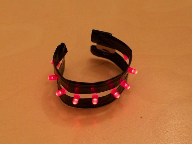 volt batteries to create an illuminated product or design. Duct tape bracelet http://www.