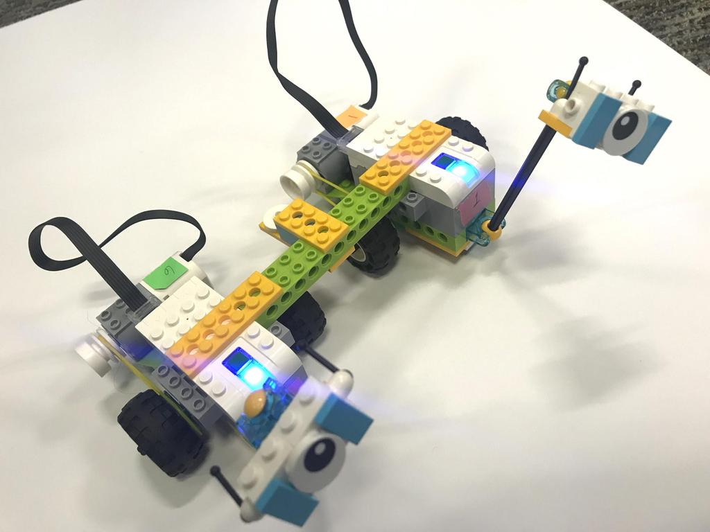 Independent Activity WeDo Mars Rover WHAT: The Lego WeDo is a robotics kit that contains a motor, sensors, and a variety of Lego parts that can construct robots and kinetic sculptures.