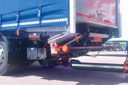 Fold-away lift for trucks with trailer coupling DH-RMV(C).20 1000-2000 kg The fold-away lift DH-RMV.20 is derived from the DH-RM.