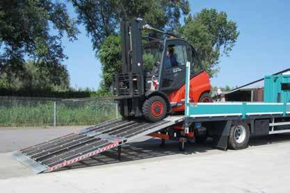 Hydraulic ramp for trucks, trailers and semi-trailers DH-AR... 3000-16000 kg The DH-AR1... platform.