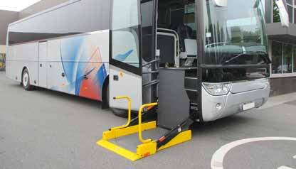 Passenger lift for midibuses and coaches DH-CH.100-103 350-500 kg The DH-CH100.