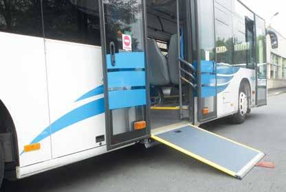 Access ramps lift for low-floor trams and buses DH-BRMU.