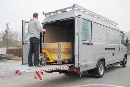 Tail lift for factory built panel vans DH-LC.15 1000-1500 kg The DH-LC.15 offers 1500 kg lift capacity for the higher capacity factory built panel vans from 4.5 up to 7.5T GVW (e.g. Mercedes Vario, Iveco Daily, ).