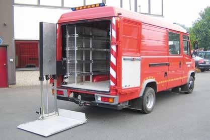 Lift for vans, trucks, trailers and semi-trailers DH-VZ.