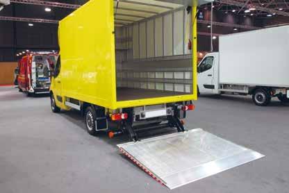 Cantilever lift for light commercial vehicles DH-LE.10 500-1000 kg The new DH-LE is a light-weight 2-cylinder lift, at the entry level of DHOLLANDIA s range of cantilever lifts.