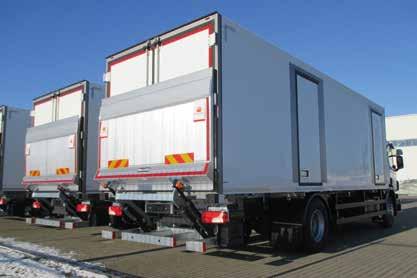 Cantilever lift for trucks, trailers and semi-trailers DH-LM.20 1500-2000 kg The DH-LM.20 is an extremely versatile medium capacity lift, suitable for commercial trucks above 7.