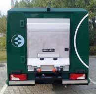 These platforms keep one of the rear doors of the vehicle body free, offering quick and unobstructed access to the