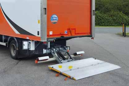 Fold-away lift for light commercial vehicles DH-RP.10 1000 kg The DH-RP.