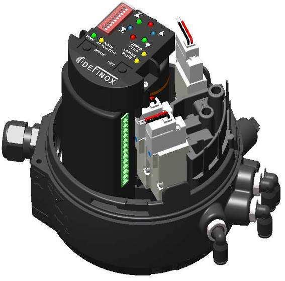 CALIBRATION ERROR 6 NO SIGNAL FROM THE LINEAR SENSOR 6 CAM OUT OF DETECTION RANGE 6 REMINDER OF ACS UNIT AIR CONNECTIONS - LOCATION OF SOLENOID VALVES 6 www.definox.