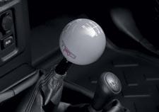 feel. TRD Shift Knob - 6 spd. Manual $89.99 This retro-style TRD ball-type shift knob displays the 6-speed shift pattern on top and a red TRD logo engraved on the side.