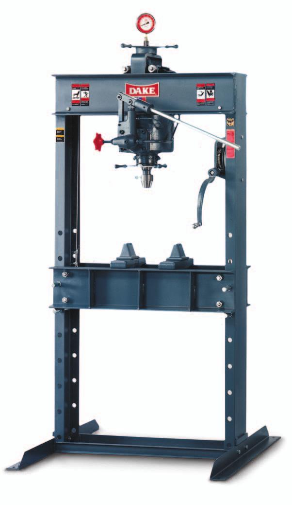 H-FRAME PRESSES Our most popular press model. Hand operation for economical performance.