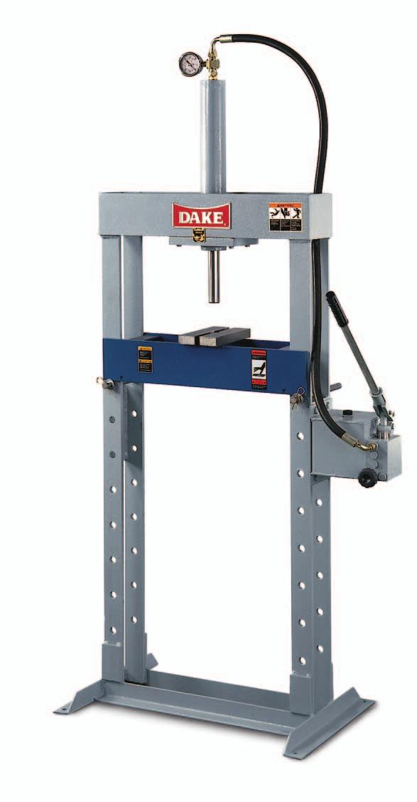 H-FRAME PRESSES Affordable, easy to use, heavy duty.