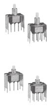 MINIATURE SWITCHES Sensitive Snap-Action Pushbutton Switches P.C. Terminals (Momentary Action) PS SERIES 5 AMP. (S.P.) 1 AMP (D.P.) 0.4 VA VERTICAL P.C. MOUNT (.630 x.