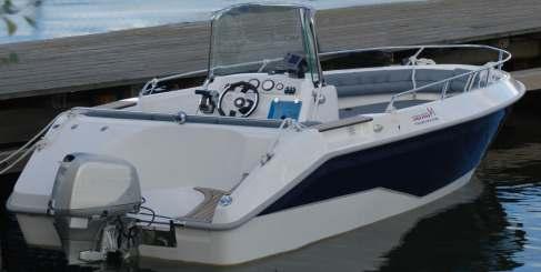 Nordic 18 CC outboard Technical data: Length: 5,50 m Beam: 2,39