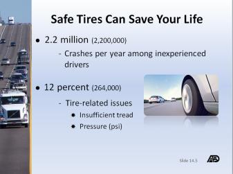 crashes attributed to tire-related issues.