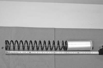 4-9 1 2 3 4 Length of the spring 990 Super Duke: measure the length of the spring 1 with the washer 2, distance bushing