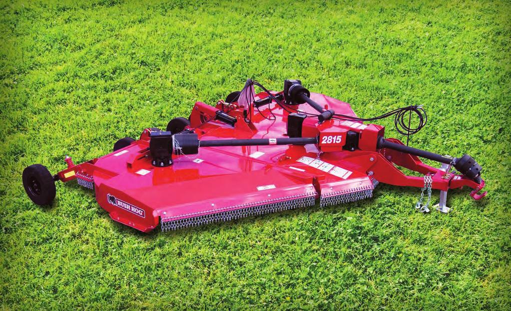 2815 FLEX-WING ROTARY CUTTERS How could Bush Hog make the best Flex-Wings even better? Simply put... More value for your investment!