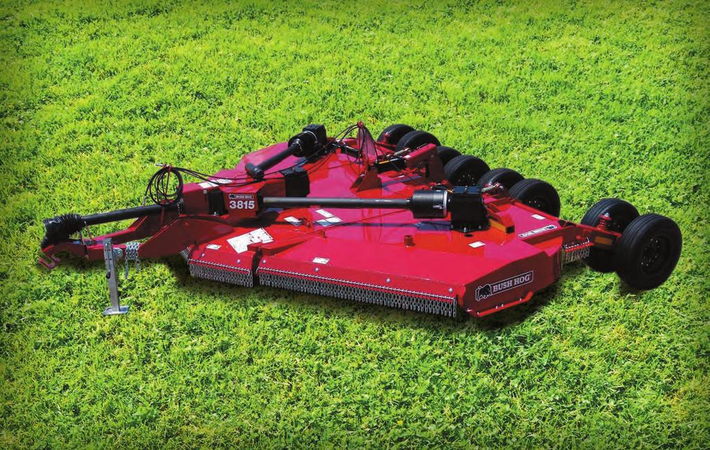 3815 FLEX-WING ROTARY CUTTERS The Heavy Duty The 3815 is a heavy duty built Bush Hog Flex-Wing for tough cutting conditions.