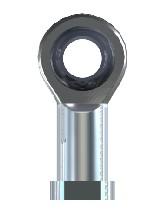 Screw jack Trunnion adaptor Protective tube Bearing block Bearing flange Rotation