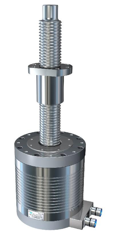 Versions Rotating and translating spindle Two versions exist: Rotating version Translating version For both versions ballscrew spindles (KGS) are used.