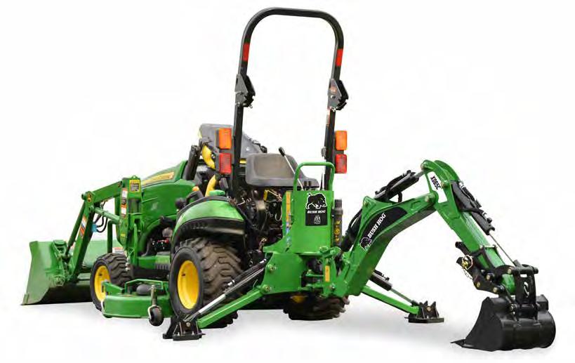XD95 For Tractors 30-100 HP For contractors and landscapers that need to dig deep, but not in their pockets, the Bush Hog