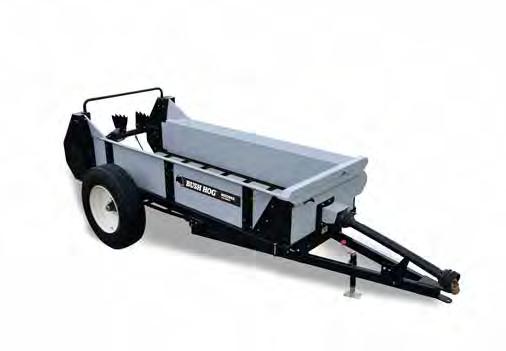 MS-P SERIES MANURE SPREADERS PTO DRIVEN MS500P Recommended 18-30 HP 50 Bushel Heaped Capacity (62.5 cu.ft.) PTO Drive 7.6 x 15/5 Tires/Bolts 10 Paddles 795 Lbs. Total Weight W/Tires 50 Lbs.