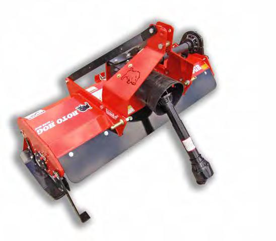 RT SERIES ROTARY TILLERS AVAILABLE IN 2 SERIES OF GEAR DRIVEN TILLERS Gear drive with oil bath in side gearbox is more durable than a chain drive that will wear and could break.