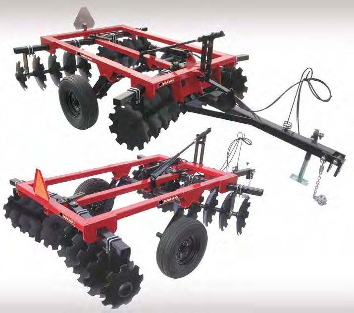 DHP SERIES PULL DISC HARROWS 8, 10 AND 12 WIDTHS Bush Hog s new Pull Disc Harrows, the DHP Series, are designed for pulverizing soil, seed bed preparation and general tillage.