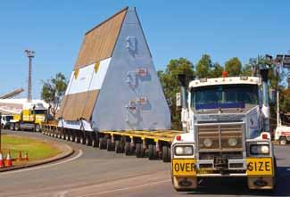 superloads on public roads as well as in production facilities.