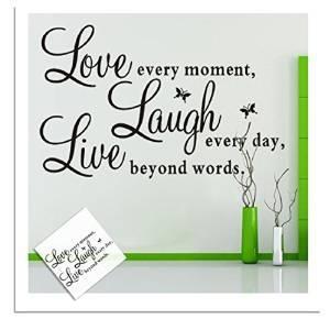 5 Love every moment wall sticker (Code: