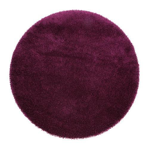 38 Rug, high pile, lilac (Code: 096) Rug, high pile, white, red