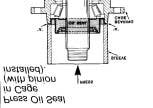 Assemble Drive Pinion ("Press-fit" outer pinion bearing) (Cont"d) TO PRESS ON SEAL OUTER FLANGE 1 7. Press outer bearing cone on 8.