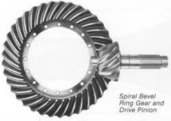 pilot bearing. The differential assembly is mounted on two tapered roller bearings.