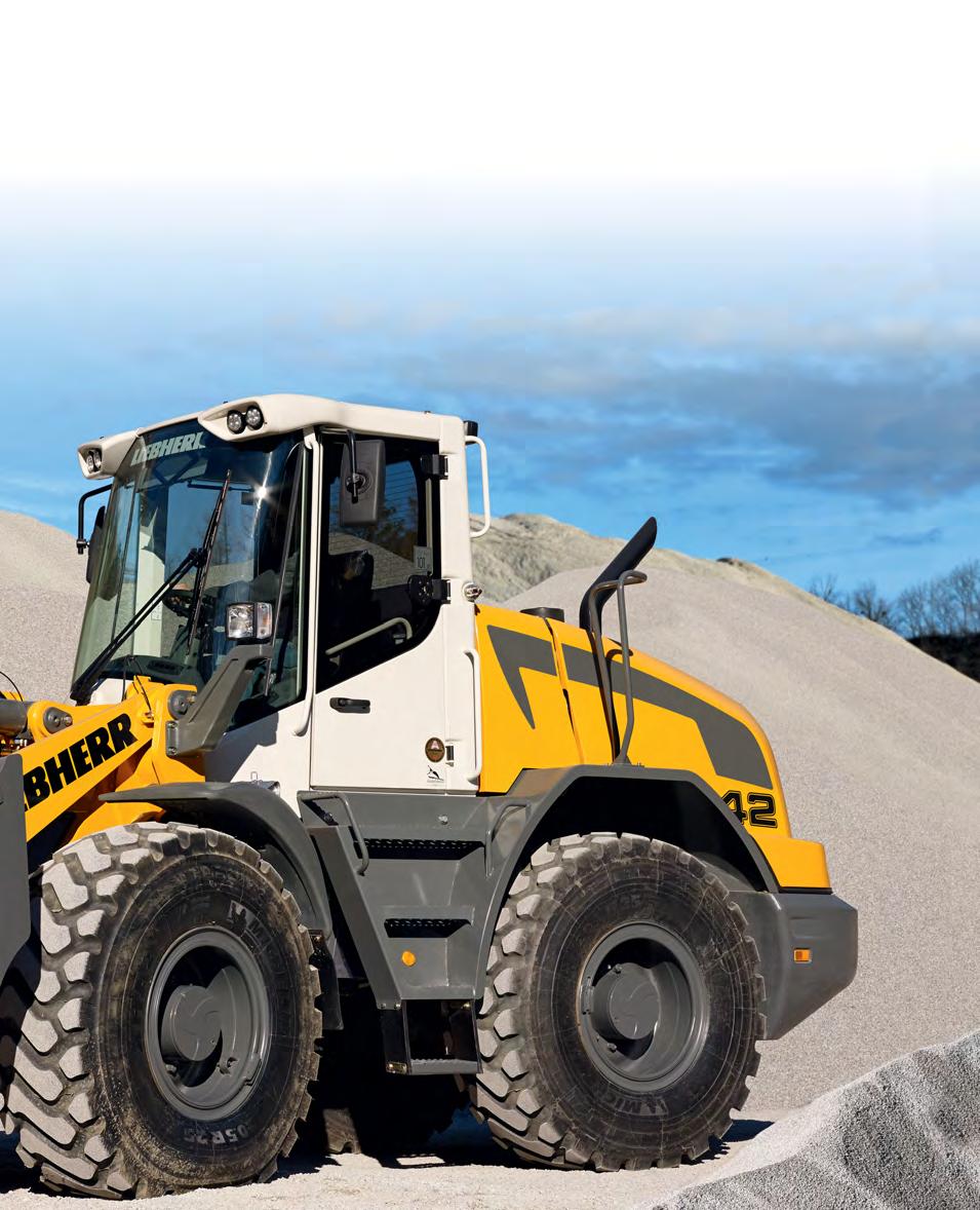 Economy The Liebherr driveline with Liebherr Power Efficiency (LPE) reduces wheel loader fuel consumption by 25% or more when compared to conventional travel gears!