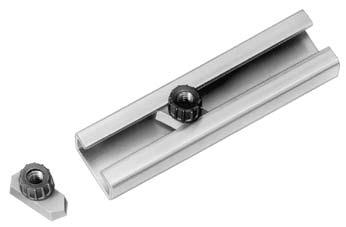 Two rail nuts are required for singlesupport kits; one rail nut is required for twin-support kits. To order, select a support kit ordering number from the table on page 8.