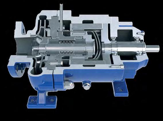 Special Configurations & Optional Features Secondary Control System. The CRP-M pump in the standard design is equipped with a single containment shell, rated for 1 bar and 250 C.